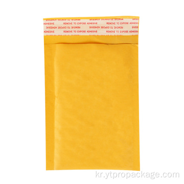 사용자 지정 방수 크래프트 노란색 흰색 거품 우편물